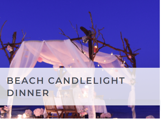 Candle light dinner